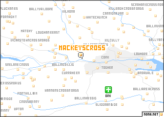 map of Mackeyʼs Cross