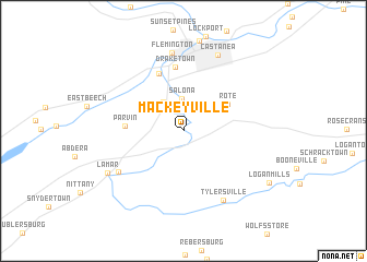 map of Mackeyville