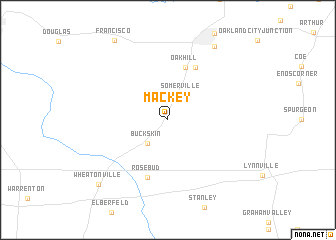 map of Mackey