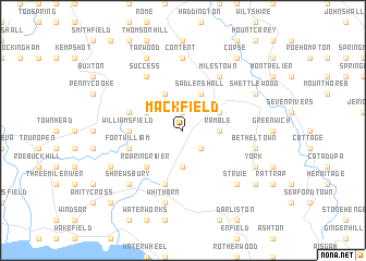 map of Mackfield