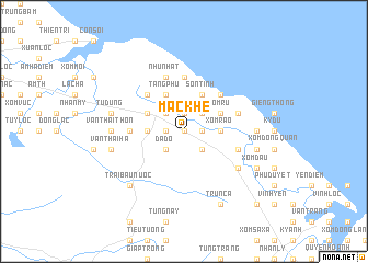 map of Mạc Khê