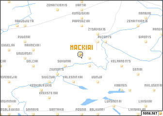 map of Mackiai