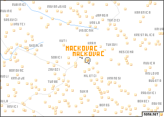 map of (( Mačkovac ))