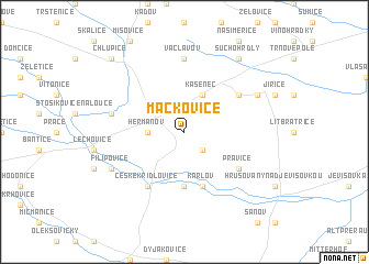 map of Mackovice