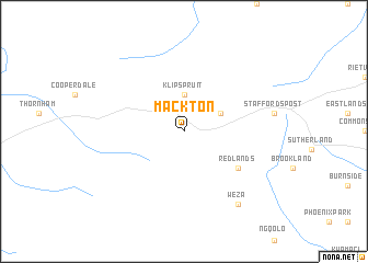 map of Mackton