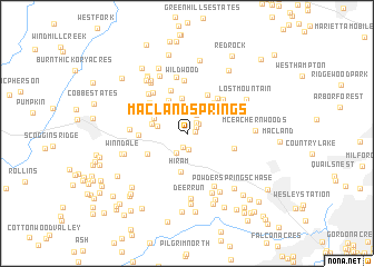 map of Macland Springs