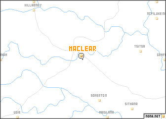 map of Maclear