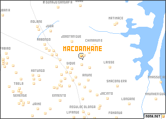 map of Macoanhane