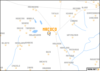 map of Macôco