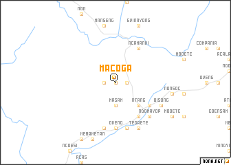 map of Macoga