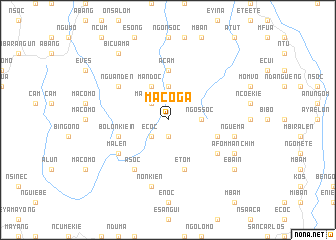 map of Macoga