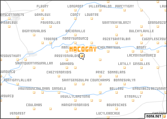 map of Macogny