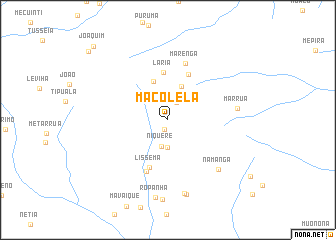 map of Macolela