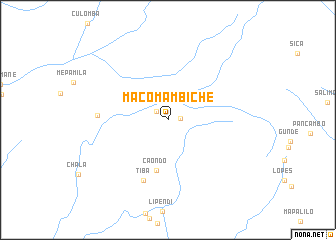 map of Macomambiche