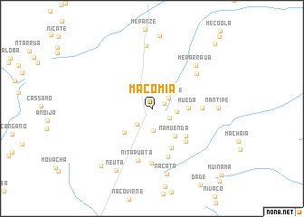 map of Macomia