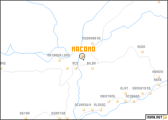 map of Macomo