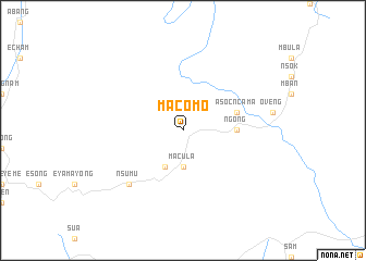 map of Macomo