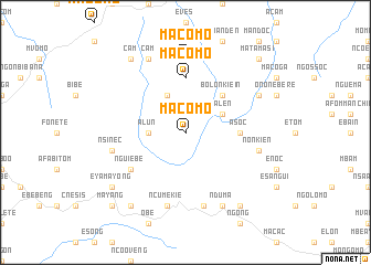 map of Macomo