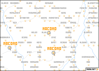 map of Macomo