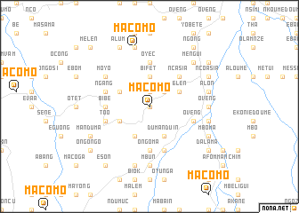 map of Macomo