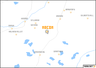 map of Macom