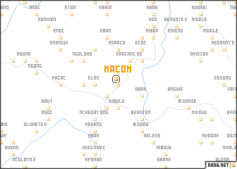 map of Macom