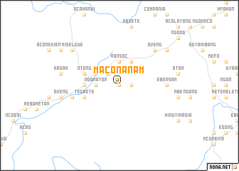 map of Maconanam