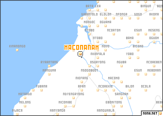 map of Maconanam