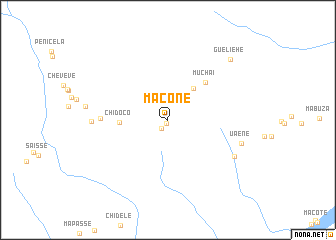 map of Macone