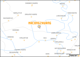 map of Macongzhuang