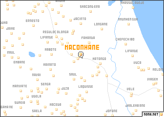 map of Maconhane