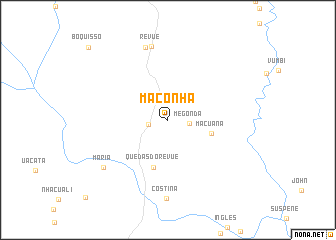 map of Maconha