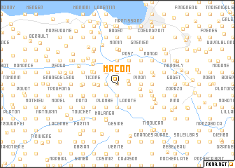 map of Maçon