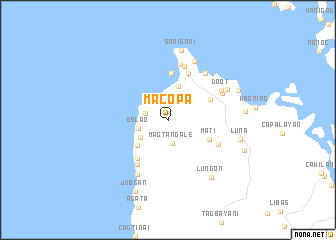 map of Macopa