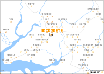 map of Macoraeté