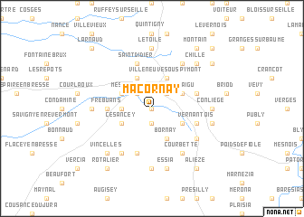 map of Macornay