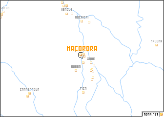 map of Macorora