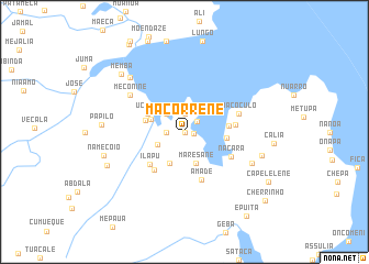 map of Macorrene