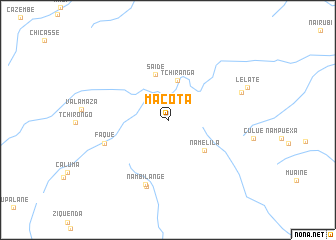 map of Macota