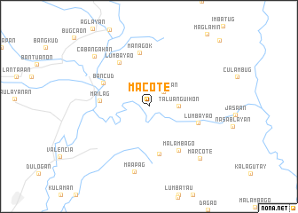 map of Macote