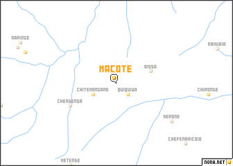 map of Macote