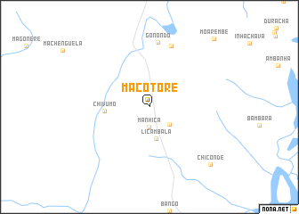 map of Macotore