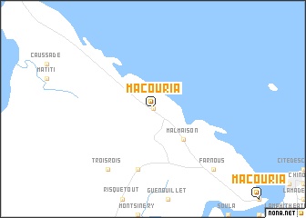 map of Macouria