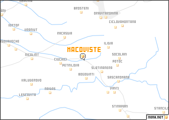 map of Macovişte