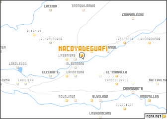 map of Macoya de Guafí