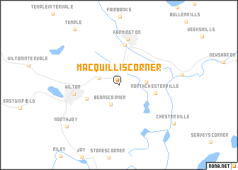 map of MacQuillis Corner