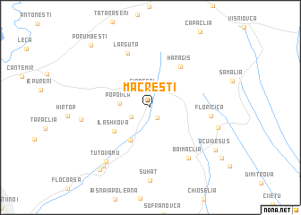 map of (( Măcreşti ))