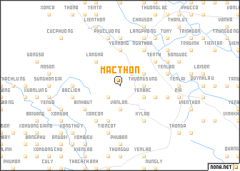 map of Măc Thôn