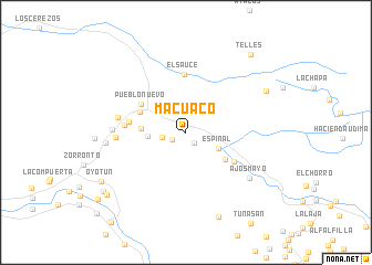 map of Macuaco