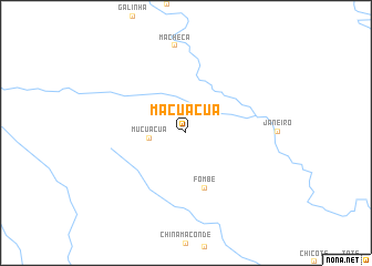 map of Macuácua